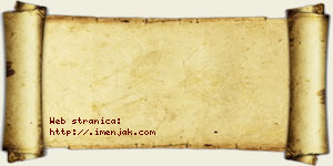 Hana Komlenić vizit kartica